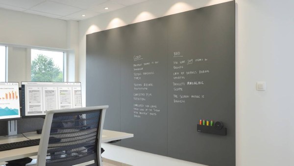 Frameless Ceramic Steel Chalkboards