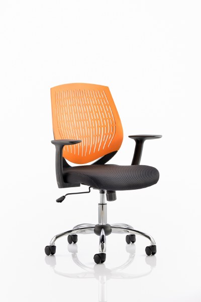 Dura Task Operator Chair Orange Back