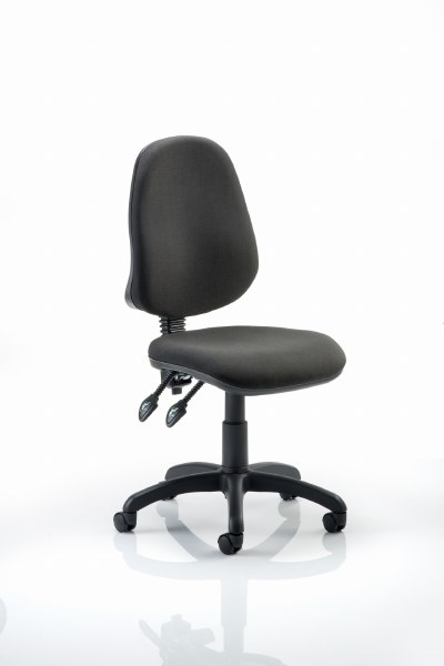 Eclipse 2 Lever Task Operator Chair Black fabric