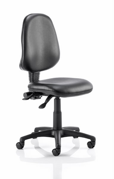 Eclipse 2 Lever Task Operator Chair Black vinyl