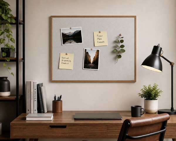Hardwood Framed PET Noticeboard