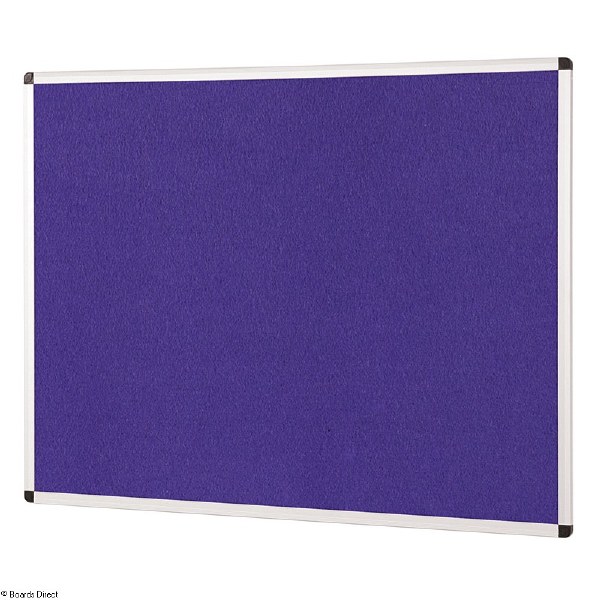 ColourPlus Aluminium Framed Noticeboard 1500x1200mm Purple