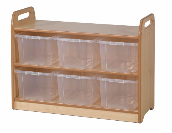 Tall Unit with Display and Mirror Back