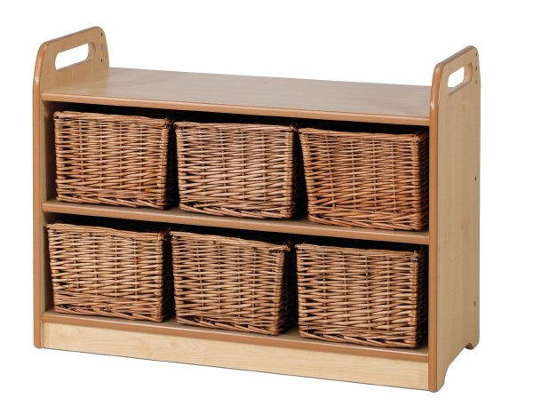 Tall Unit with Display and Mirror Back