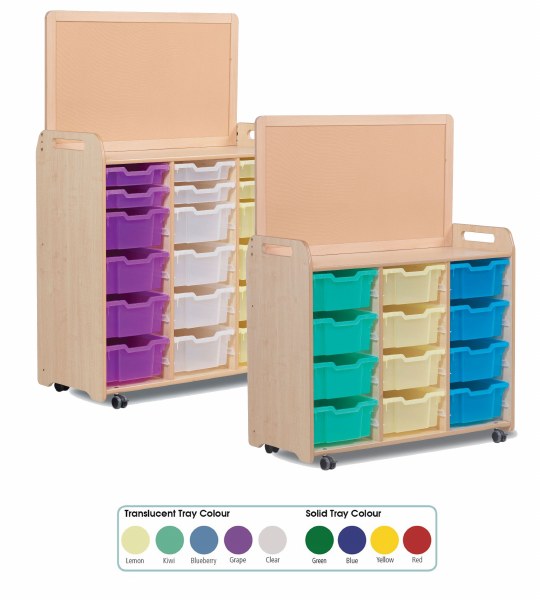 Tray Storage Units with Display Divider