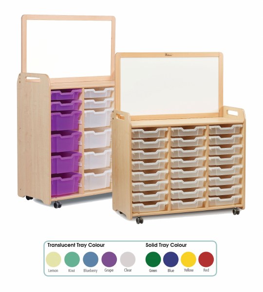 Tray Storage Units with Magnetic Divider