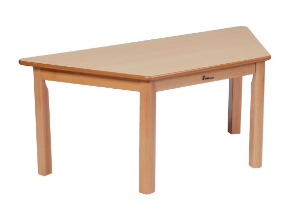 Wooden Trapezoid Tables
