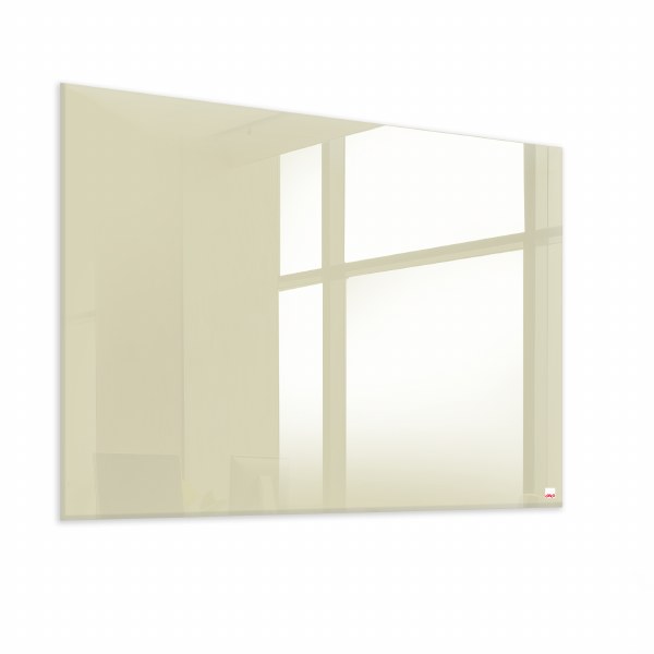 Casca Magnetic Glass Writing Board 1000 x 800mm Pearl White