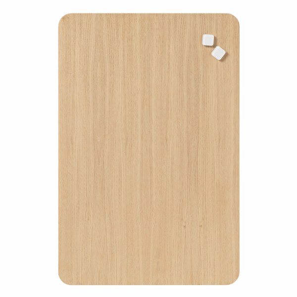 Wood Magnetic Memo Board 40 x 60cm