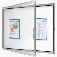 Lockable Magnetic Whiteboard 120 x 90cm Landscape