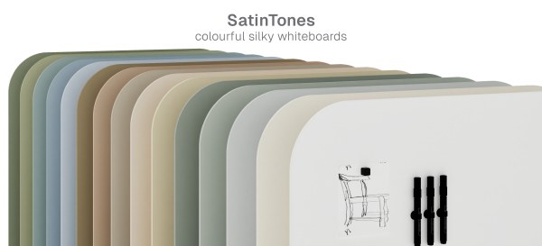 Satin Tones Frameless Writing Board
