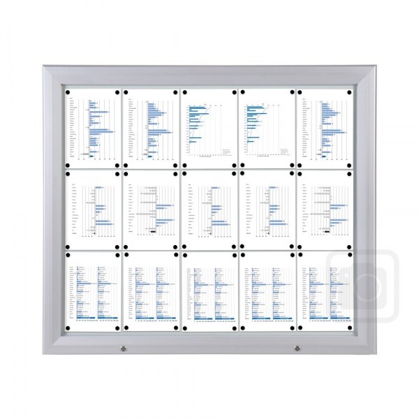 IP56 Outdoor Lockable Whiteboard