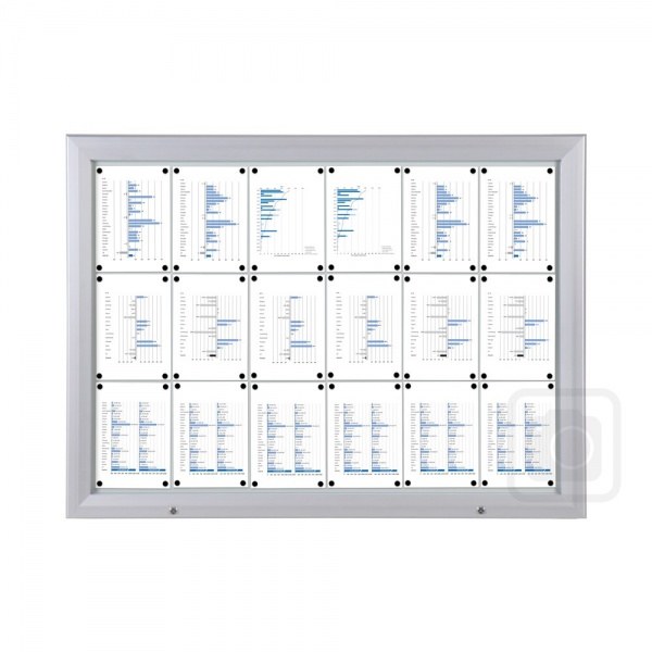 IP56 Outdoor Lockable Whiteboard