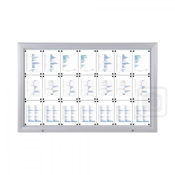 IP56 Outdoor Lockable Whiteboard