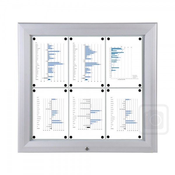 IP56 Outdoor Lockable Whiteboard