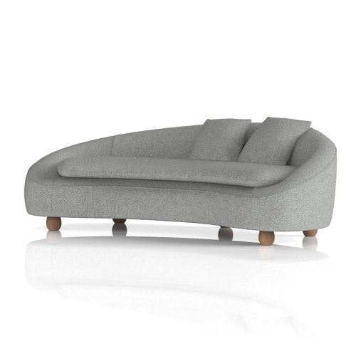Mimi 3-Seater Curved Sofa