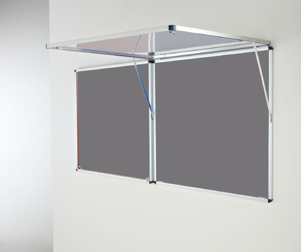 Eco-Sound Top-Hinged Corridor Tamperproof Blazemaster Noticeboard (*Supplied in 2 parts)