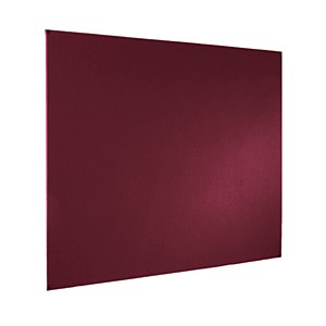 Frameless Felt Covered Noticeboard 900 x 1200mm Burgundy