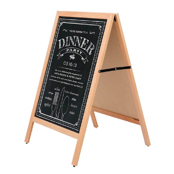 Economy Indoor Chalk A-Board
