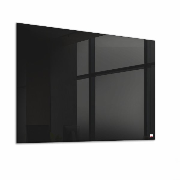Casca Magnetic Glass Writing Board 1500 x 1200mm Classic Black