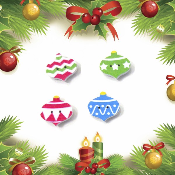 Christmas Themed Whiteboard Magnets