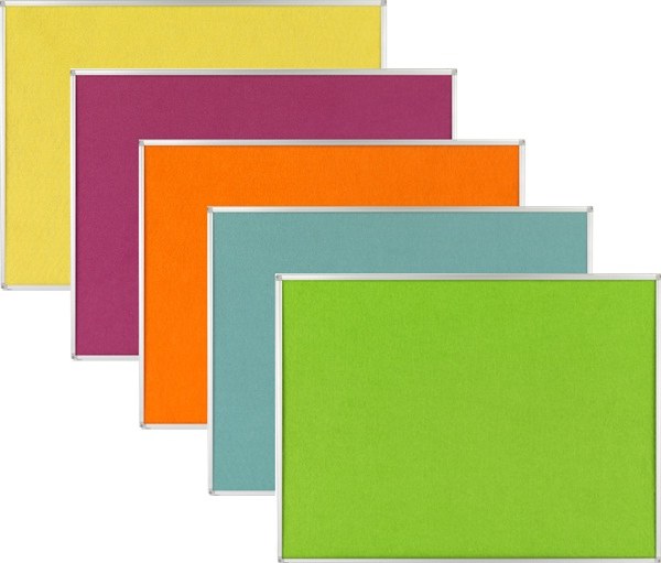 Bright Coloured Felt Noticeboards