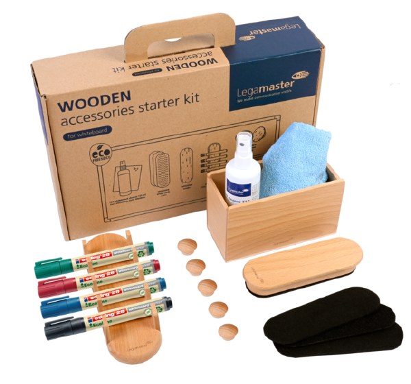 Wooden Whiteboard Accessory set 17-piece