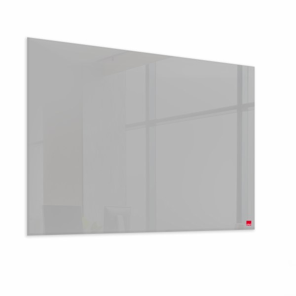 Casca Magnetic Glass Writing Board 1200 x 1200mm Classic Grey