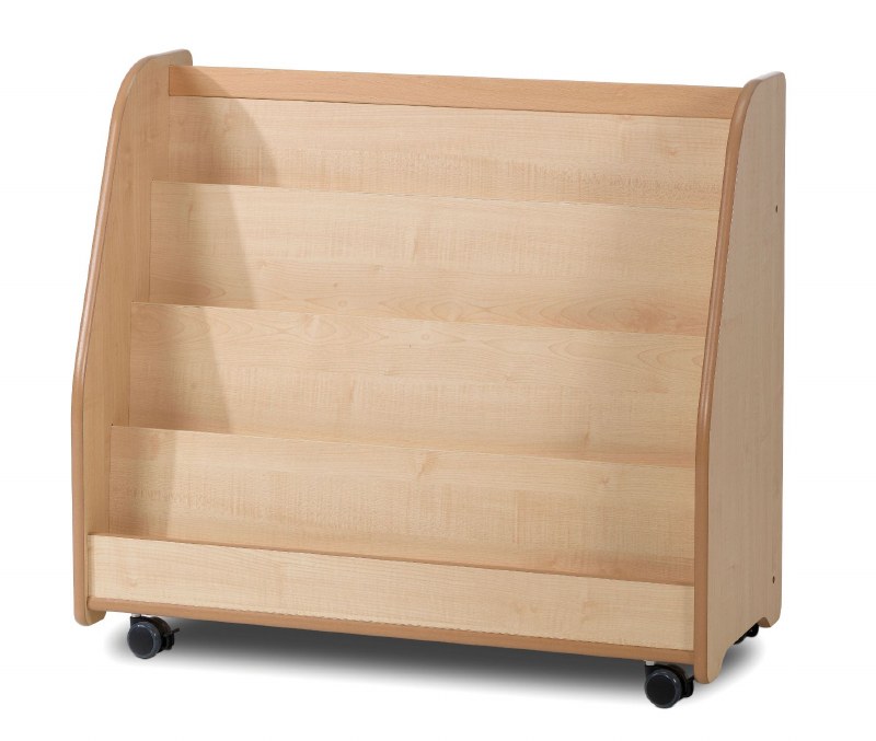 Mobile Tall Book Display Boards Direct