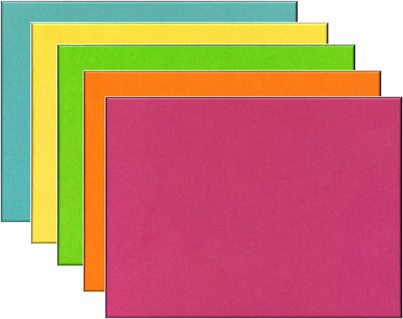 coloured felt