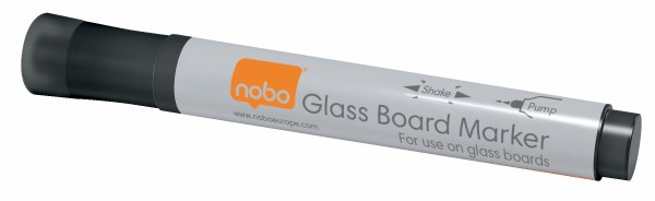 Nobo 1905322 Glass Whiteboard Marker Black