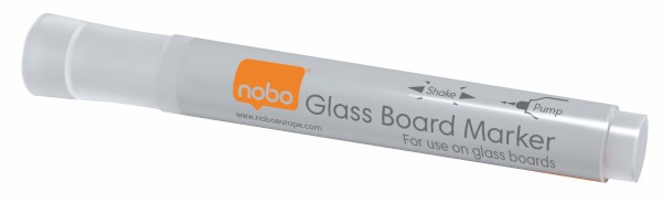 Nobo 1905323 Glass Whiteboard Marker White