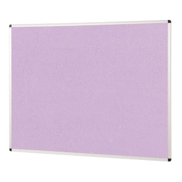 ColourPlus Aluminium Framed Noticeboard 1200x900mm Lilac