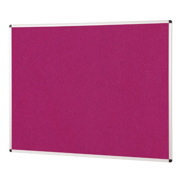 ColourPlus Aluminium Framed Noticeboard 1200x900mm Magenta