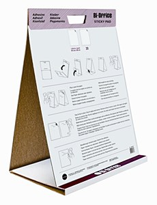 Bi-Office Table Top Flipchart Pad 500 x 585mm Pack of 6