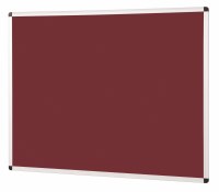 Metroplan Felt Noticeboard 900 x 600mm Burgundy