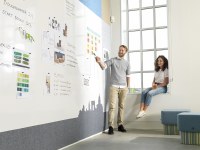 Chameleon Frameless Whiteboard Wall