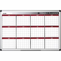 Bi-Office 12 Month Annual Planner 900 x 600mm