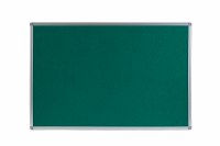 Boards Direct Felt Noticeboard Aluminium Frame 900 x 600mm GREEN