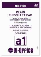Bi-Office A1 Plain Flipchart Pads Pk5