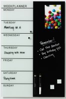 Naga Magnetic Glass Week Planner 40x60cm - Boards Direct