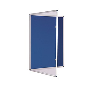 Internal Felt Tamperproof Noticeboard 900x900mm Blue