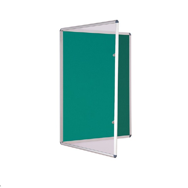 Internal Felt Tamperproof Noticeboard 1200x1200mm Green