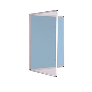 Internal Felt Tamperproof Noticeboard 1200x1200mm Light Blue