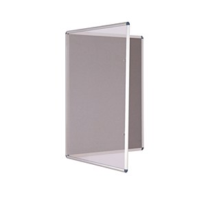 Internal Felt Tamperproof Noticeboard 900x900mm Grey