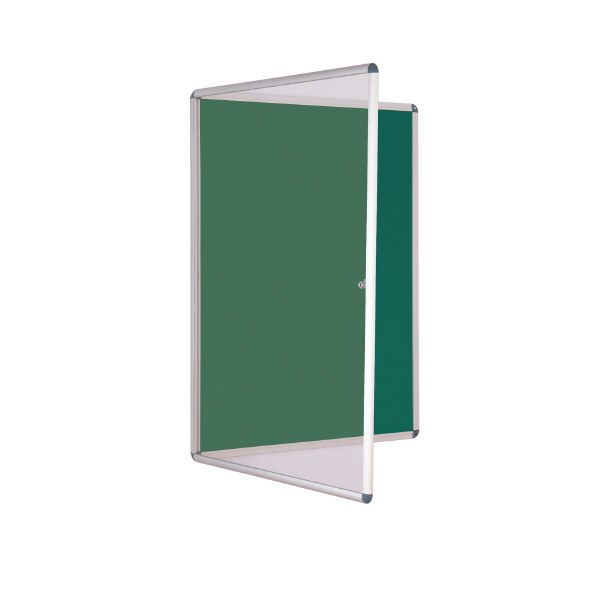 Internal Felt Tamperproof Noticeboard 900x600mm Green