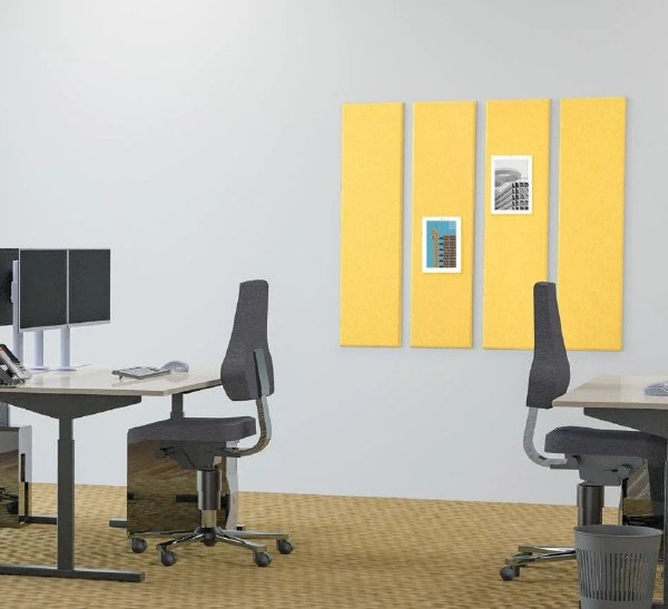 Acoustic Wall Panels 120 x 30cm, Pack of 4