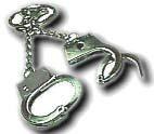 Key Fob Chrome HANDCUFFS