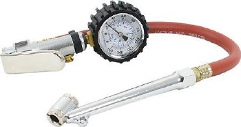 Tire Inflator with Gauge