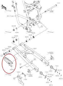 OEM Chain Guide KLR 22-26